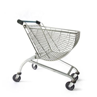 Qualität  Custom Korean round fshion style round shopping cart Shunhong shopping cart escalator shopping trolleys for supermarket usine